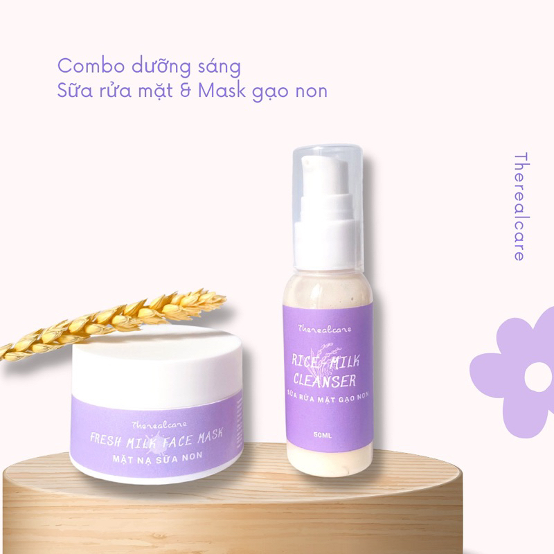 💜MẶT NẠ SỮA NON DƯỠNG SÁNG, DỊU DA CHÁY NẮNG💜FRESH MILK FACE MASK |FREESHIP|