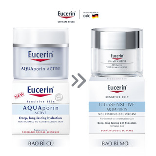 Kem dưỡng ẩm cho da thường đến da hỗn hợp Eucerin Aquaporin Active 50ml - 69779