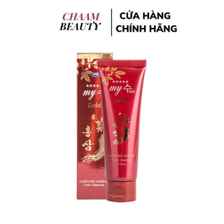 Sữa rửa mặt sâm hàn quốc - sữa rửa mặt hồng sâm my gold mẫu mới
