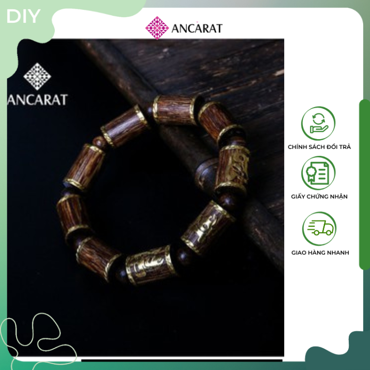 Vòng gỗ trầm trụ xưa phong thủy - Bình an - Sức khỏe - Ancarat