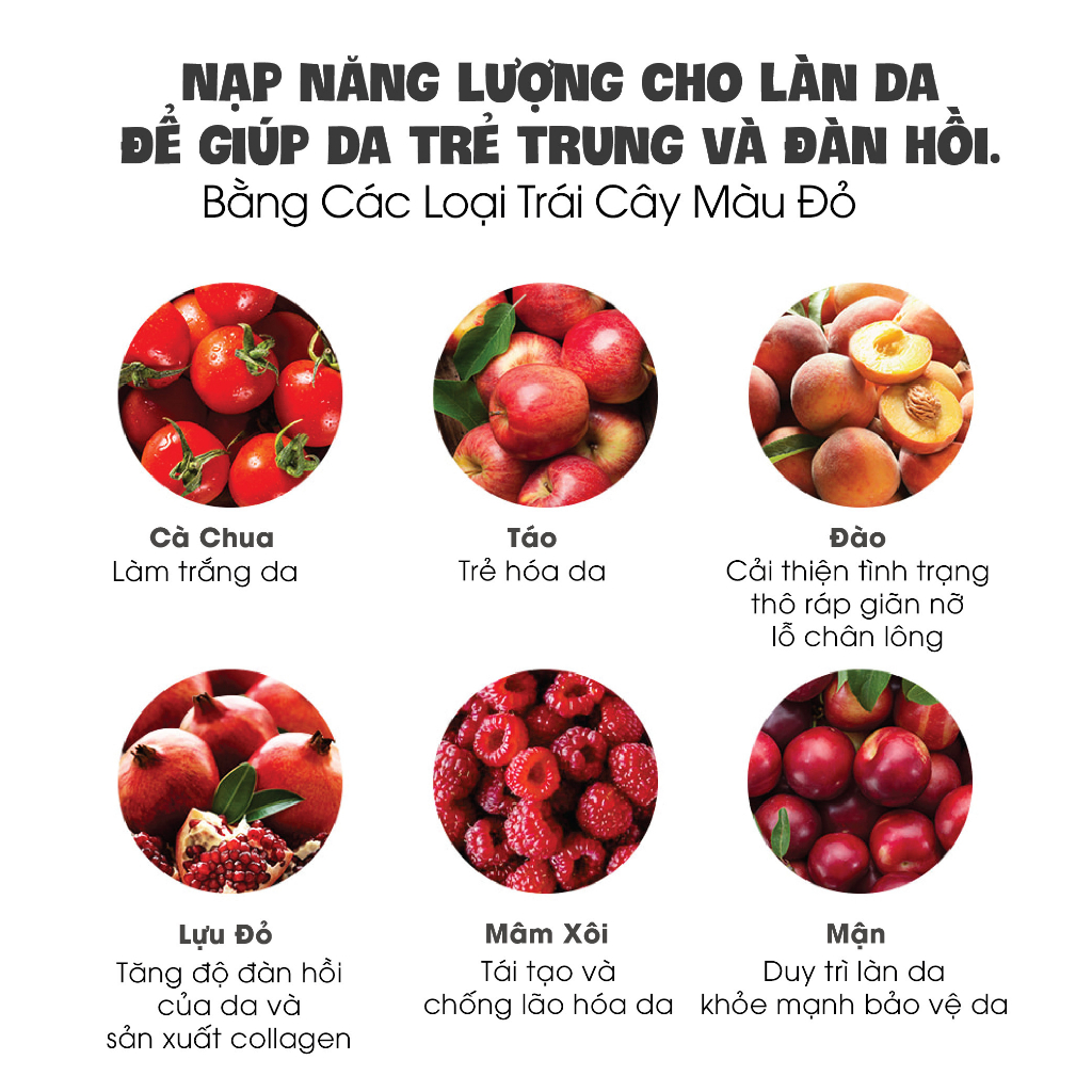 Nước Hoa Hồng Trái Cây Đỏ Graymelin Red Food Toner 500ml