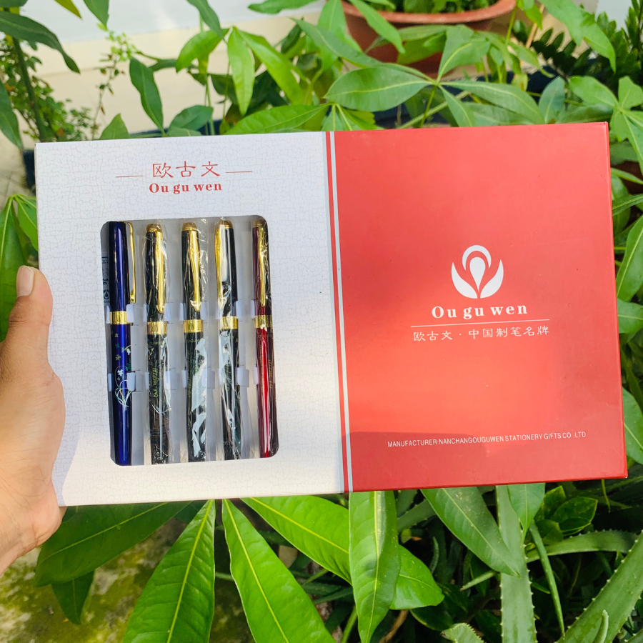 Bút Máy Luyện Chữ Đẹp Ngòi Lá Tre Ouguwen 1027