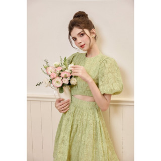 OLV - Đầm Sage Jacquard Dress