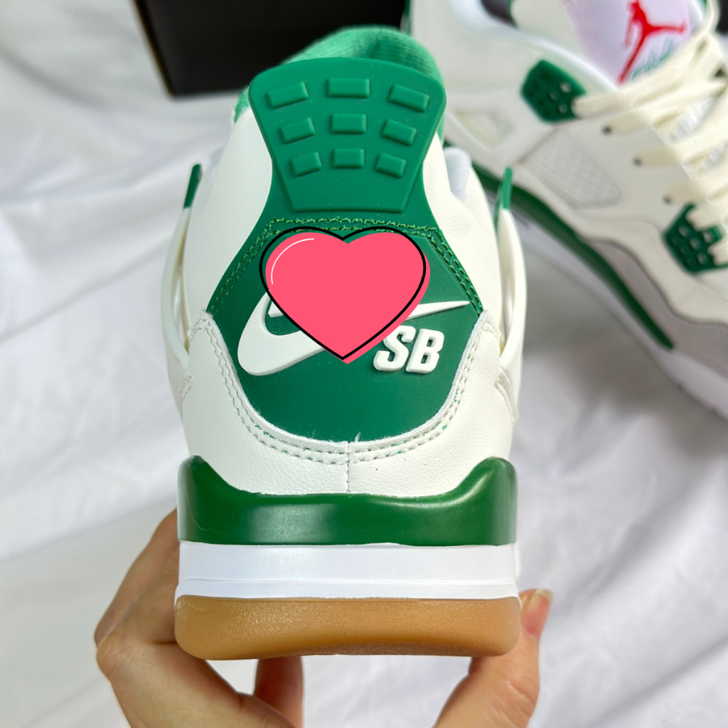 Giày thể thao Jor.dan 4 retro giày sneaker bản đẹp giày sport bản đen trắng xanh trắng hàng vip 1 chất lượng cao