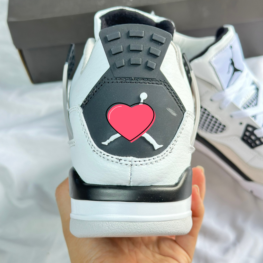 Giày thể thao Jor.dan 4 retro giày sneaker bản đẹp giày sport bản đen trắng xanh trắng hàng vip 1 chất lượng cao