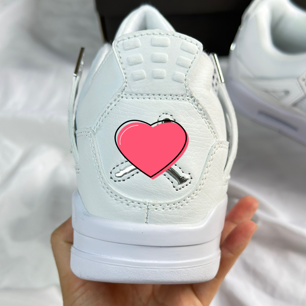 Giày thể thao Jor.dan 4 retro giày sneaker bản đẹp giày sport bản đen trắng xanh trắng hàng vip 1 chất lượng cao