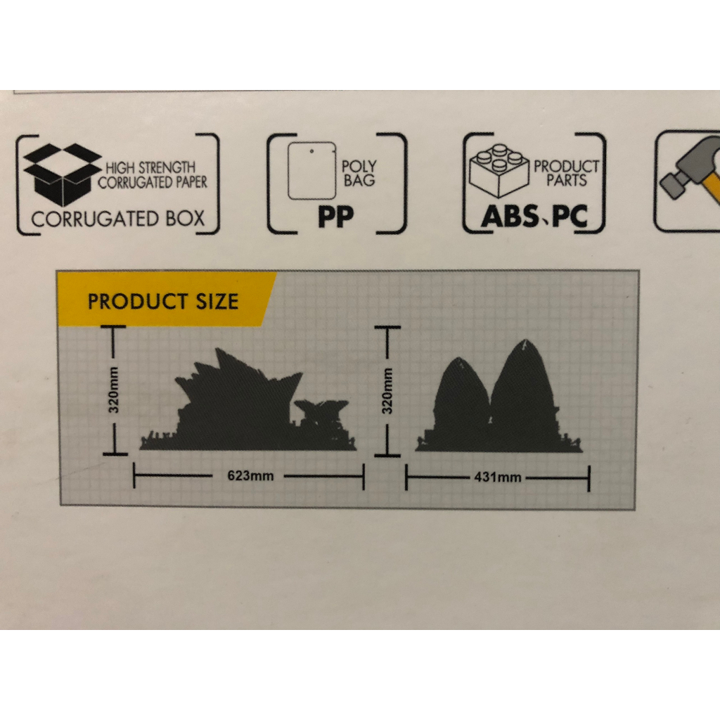 Xếp Hình Wange 8210 Nhà Hát Con Sò Opera House 2937 Mảnh
