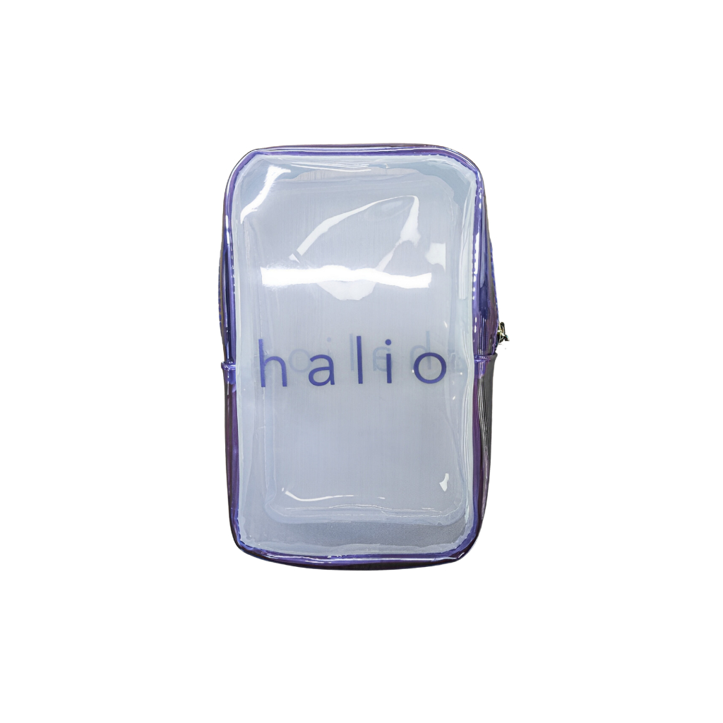 [HB Gift] Túi Đựng Mỹ Phẩm Halio Purple Jelly Bag