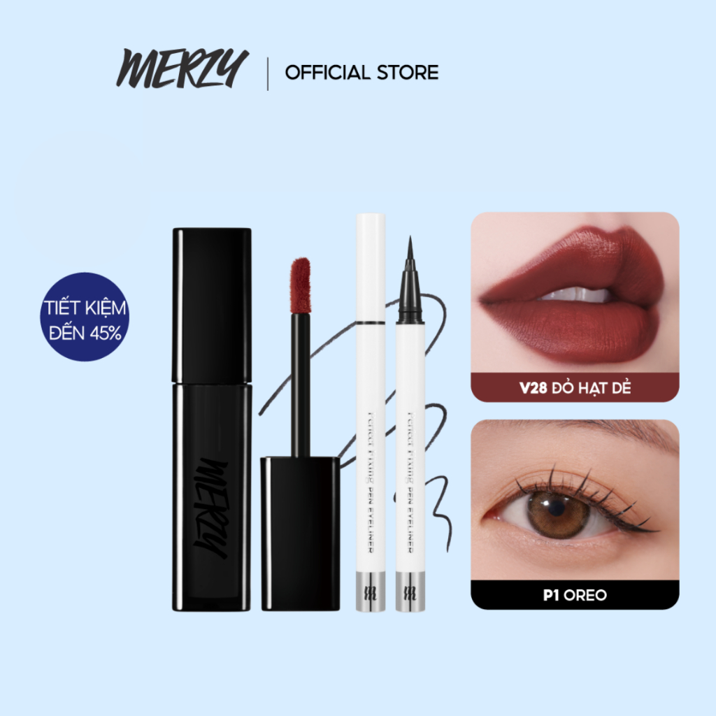 Combo Make Up Cơ Bản Son Best Seller + Bút Kẻ Mắt Perfect Fixing Eyeliner