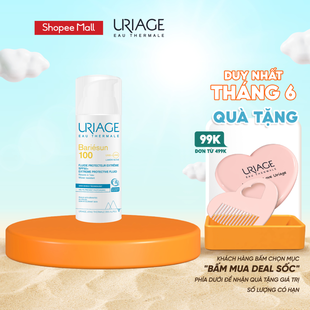 Sữa chống nắng mỏng nhẹ bảo vệ da BARIÉSUN 100 FLUIDE PRO EXTRÈME SPF50+ 50ml