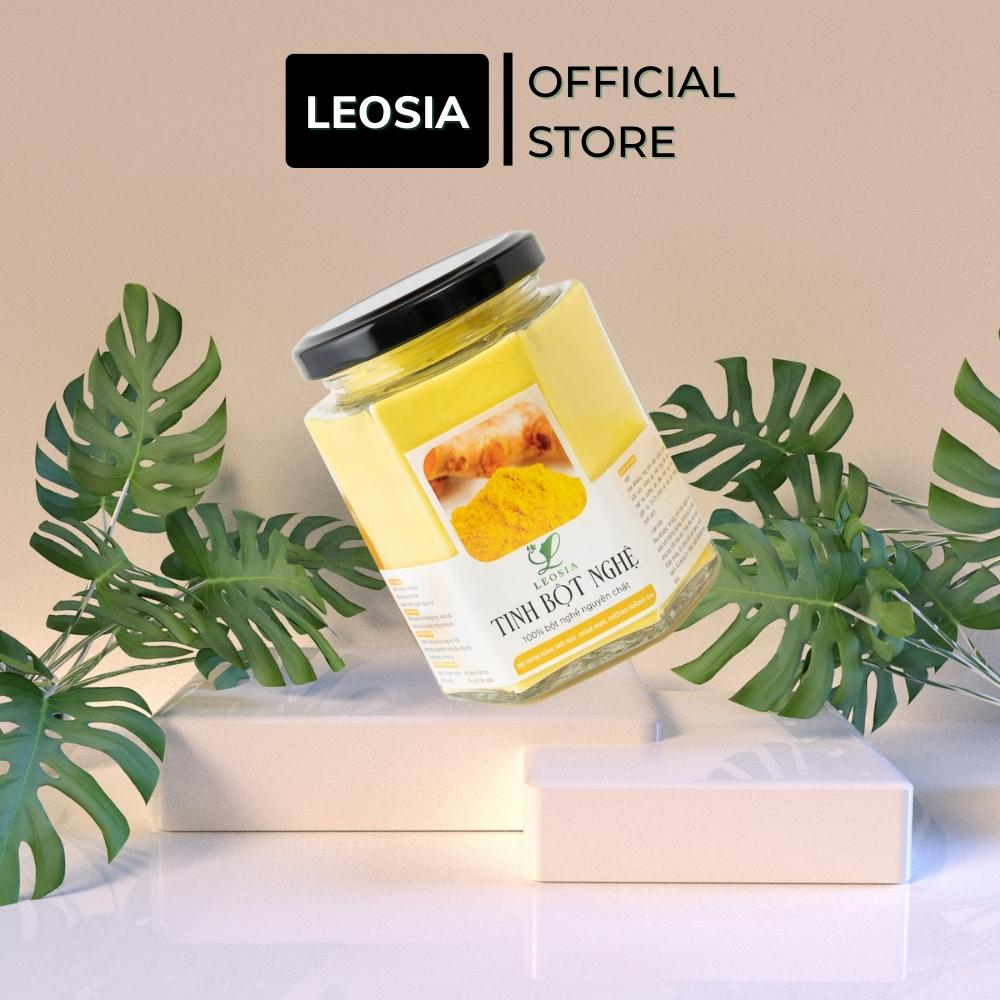 Bột Nghệ đắp mặt nạ hữu cơ Leosia nguyên chất 140G | 100% Organic
