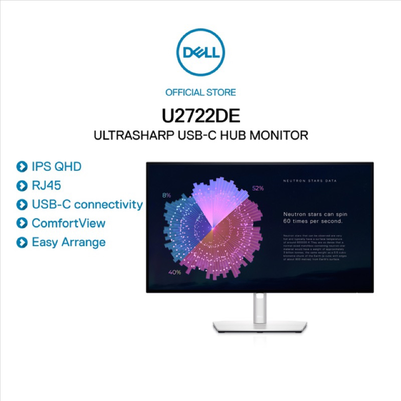 DELL ULTRASHARP U2722DE siêu lướt 99% , còn BH chính hãng