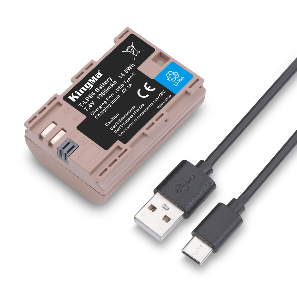 Pin Sạc Kingma Ver 3/ Ver 4/ Ver 5 for Canon LP-E6NH