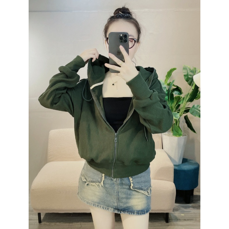 ÁO KHOÁC THUN GÂN