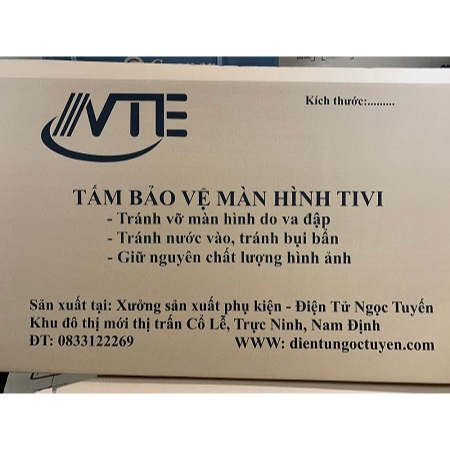 Tấm Mica bảo vệ màn hình tivi 65 inch khỏi bị vỡ và tránh nước vào