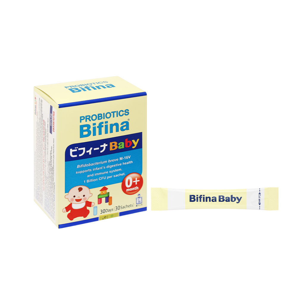 Men vi sinh Probiotics Bifina Baby - Hộp 30 gói [Men cho trẻ sơ sinh, bifina babie]