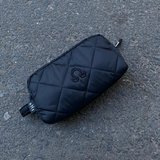 túi đựng mỹ phẩm / hộp bút Vải chần trám ( oHz makeup pouch )