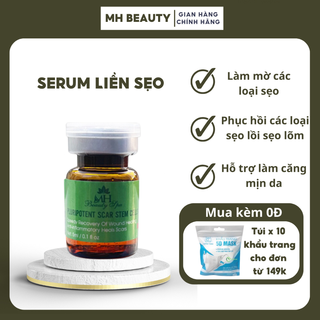 Kem liền sẹo MH Beauty Spa phục hồi sẹo lồi sẹo lõm sẹo lâu năm - MH BEAUTY