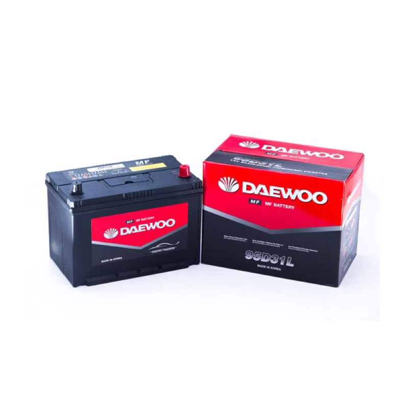 Ắc quy Ô tô NGOẠI NHẬP - Daewoo 95D31L 12V - 80AH