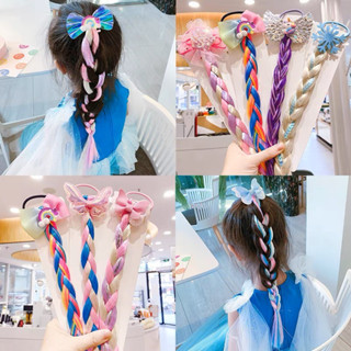  Tóc Giả Cột Chun Tết Kiểu Công Chúa Băng Giá Elsa Dài 35cm Xinh Xắn Cho Bé Gái  giá 1 bên  MyBaby 