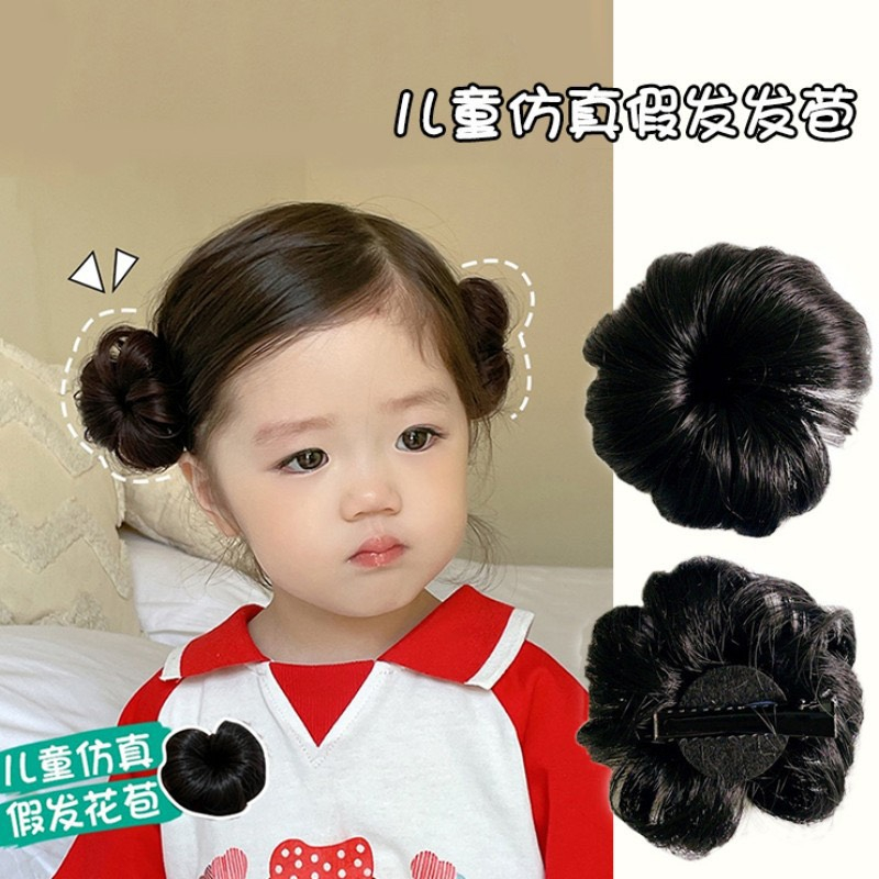 Kẹp búi tóc giả 2 bên cho bé MyBaby