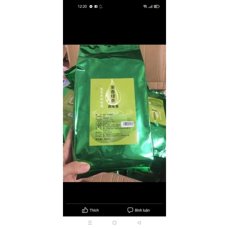 Trà xanh nhài giọt nước 500gr dùng pha trà chanh trà hoa quả