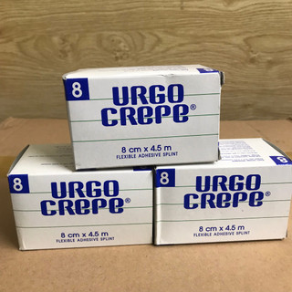 Urgo crepe 8cm x 4.5m băng keo cuộn y tế thun co giãn dán sườn trong chấn thương, sau phẫu thuật