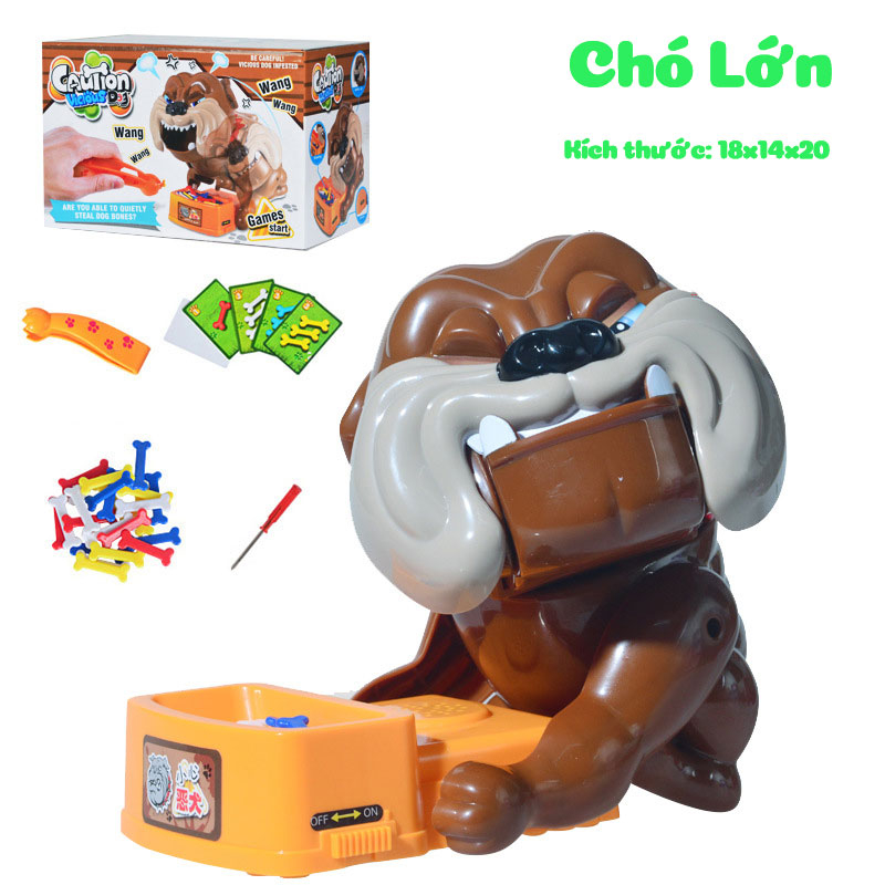 Đồ Chơi Trẻ Em Gắp Trộm Xương Chó Bull Có Nhạc Vui Nhộn Cho Bé 255