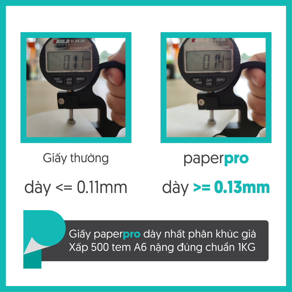 Giấy In Nhiệt paperpro 50x30x25m In tem trà sữa, tem phụ, logo,... Siêu Tiết Kiệm