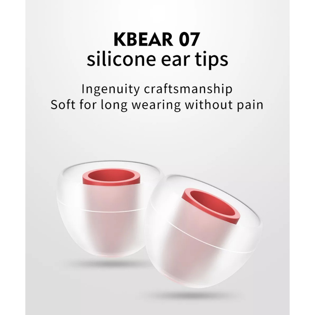 Đệm silicon, nút tai nghe KB07 dành cho tai nghe ống dẫn từ 4.5mm trở lên