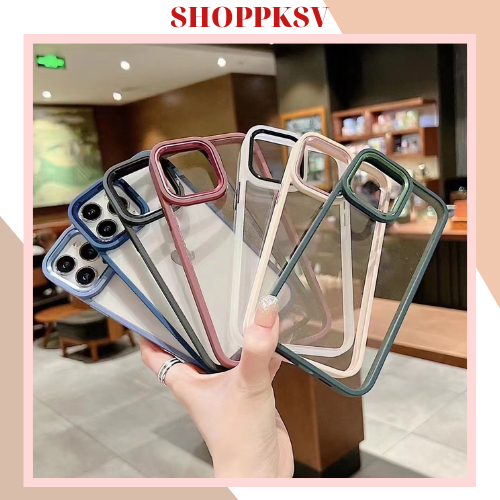 Ốp Điện Thoại Cứng Trong Suốt Chống Sốc Chống Rơi Cho IPhone 14 13 12 Pro MAX 11 Pro MAX 7 8 Plus XR X XS MAX