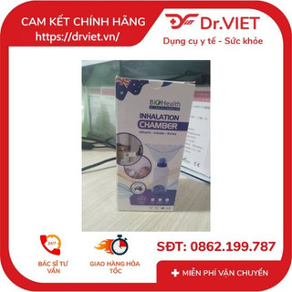 Buồng đệm khí dung BioHealth BH01/BH05 hỗ trợ hô hấp, đưa thuốc vào phổi, giảm lượng thuốc bị đọng - DrViet