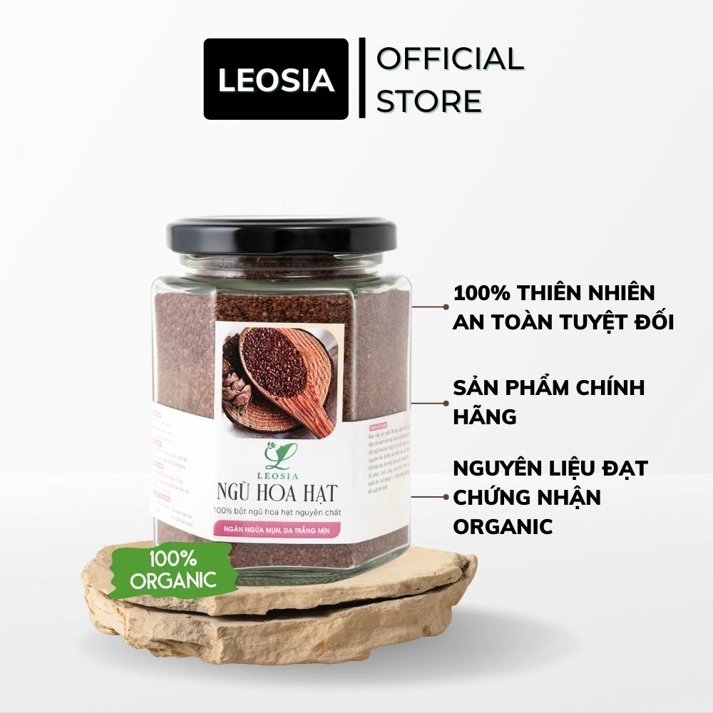 Bột Ngũ Hoa Hạt Leosia nguyên chất 140G dưỡng trắng da, tẩy da chết và giảm thâm nám