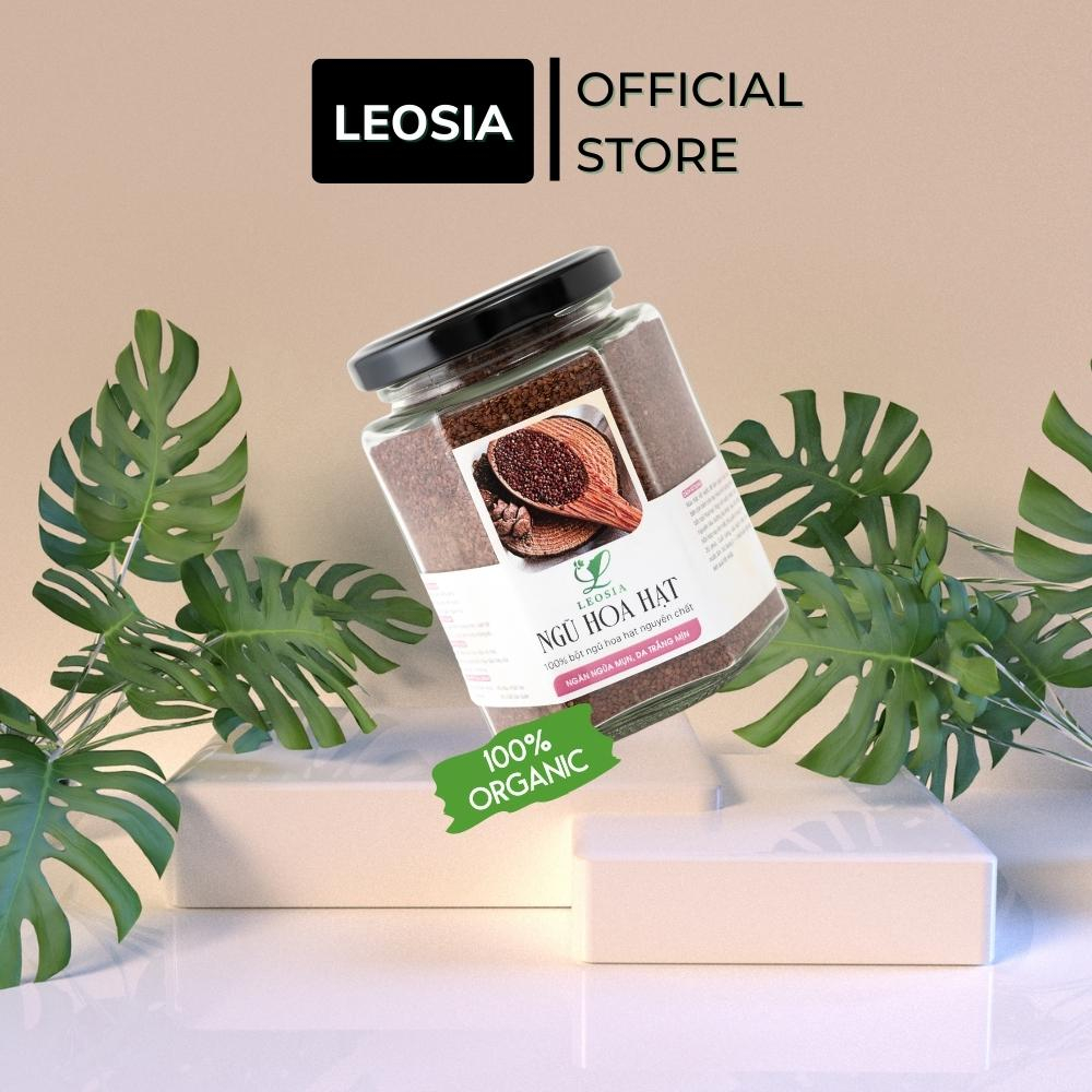 Bột Ngũ Hoa Hạt Leosia nguyên chất 140G dưỡng trắng da, tẩy da chết và giảm thâm nám