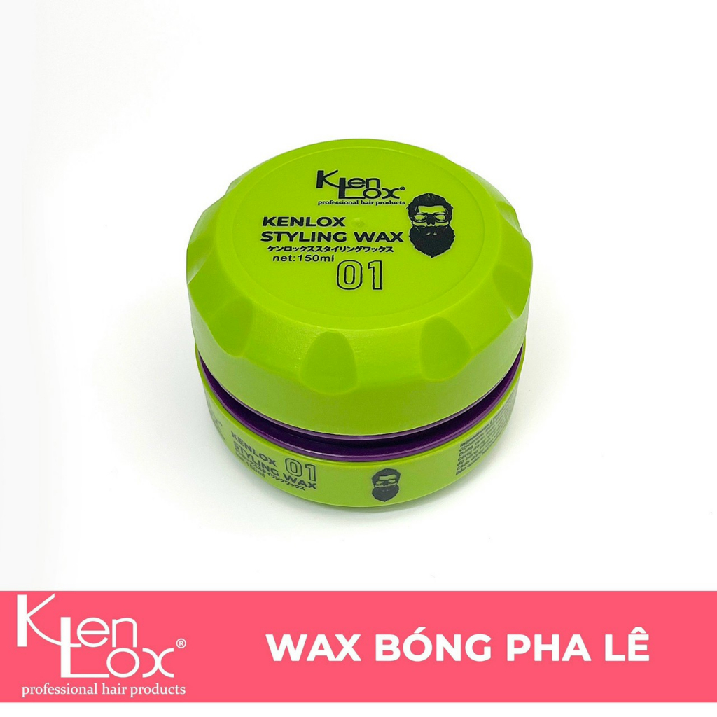 Sáp vuốt tóc, sáp mềm, sáp bóng KENLOX Wax tạo kiểu 150ML New