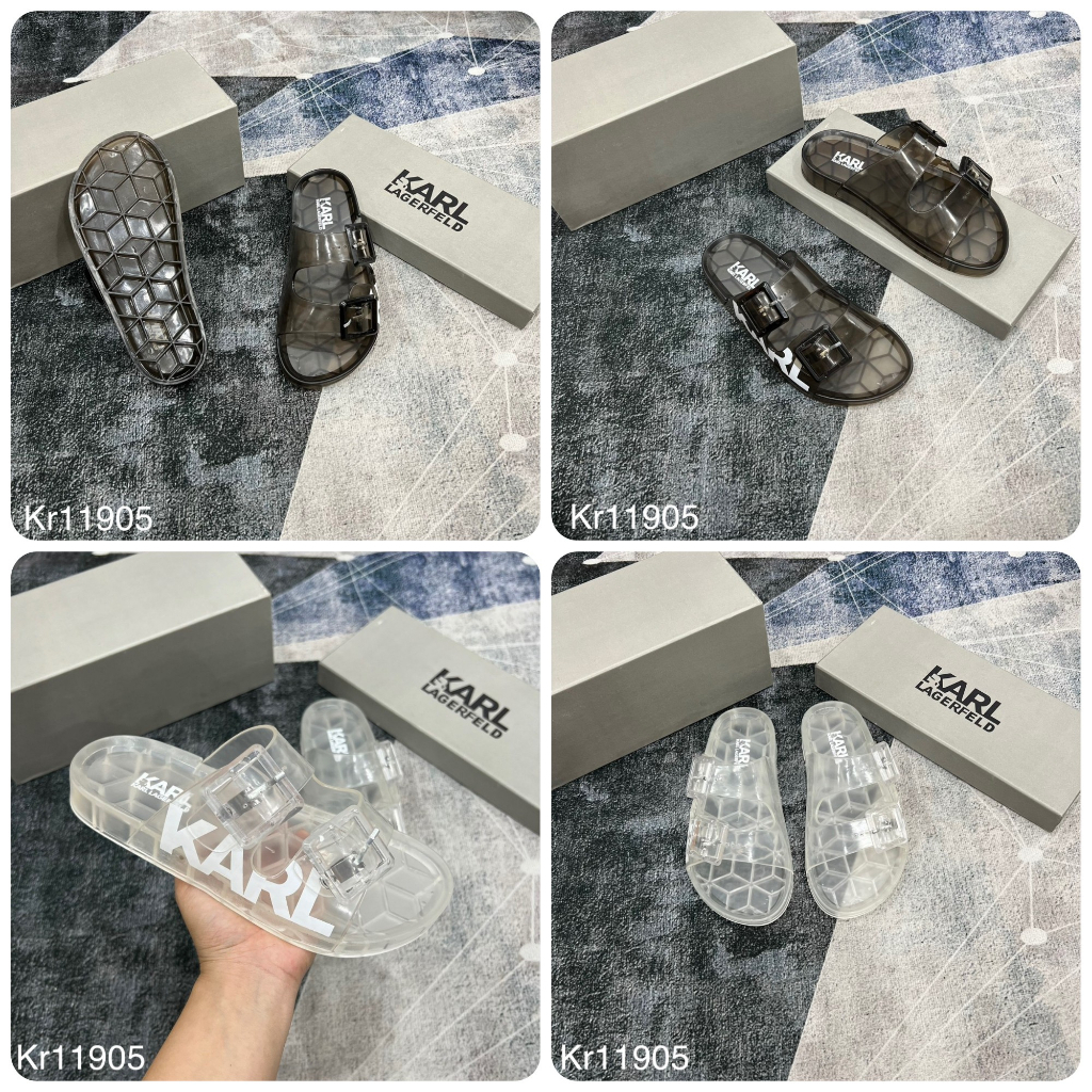 (CHUẨN LOẠI 1) Dép Quai Ngang KARL cực chất cho boy phố hè 2023