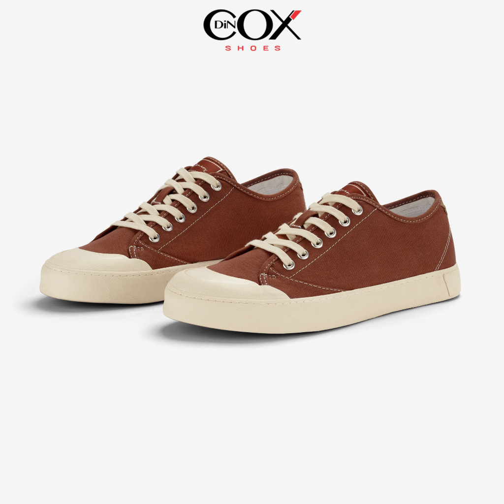 Giày Sneaker Nam Canvas DINCOX E16 RedBrick