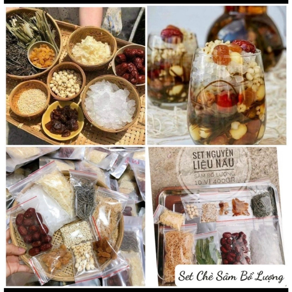 Set sâm bổ lượng 400gr
