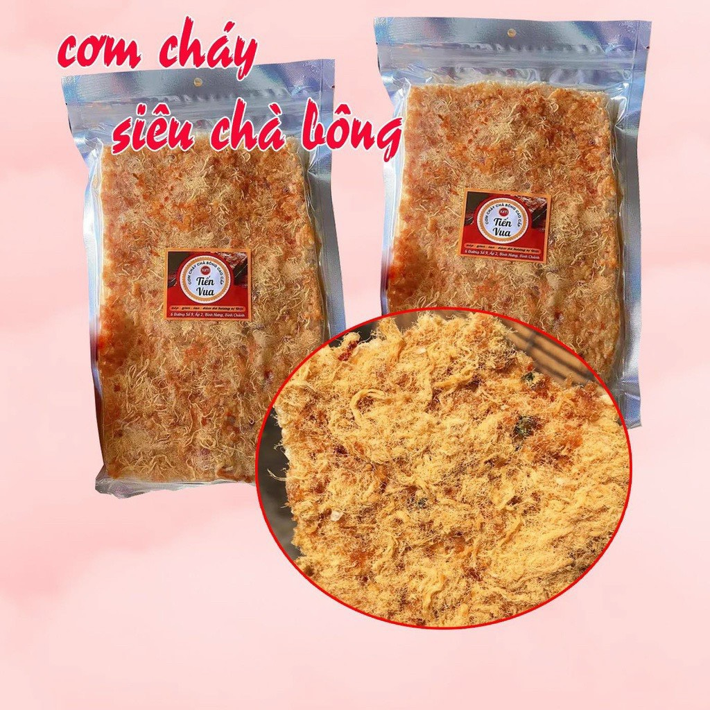 Combo 5 Gói Cơm Cháy Siêu Chà Bông Tiến Vua Thơm Ngon Giòn Rụm - Cơm Cháy Siêu Chà Bông
