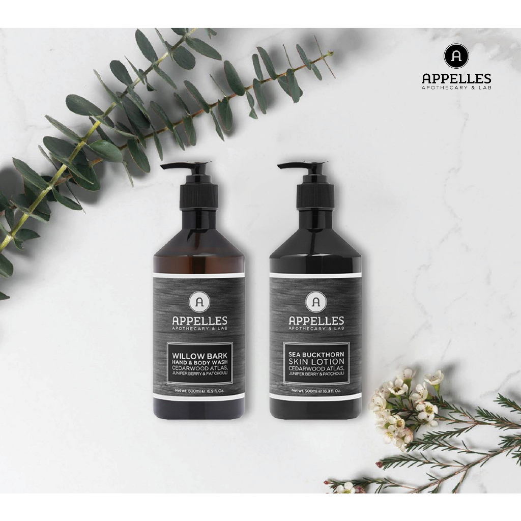 APPELLES APOTHECARY&LAB BLACK (TẮM-DƯỠNG) 500ML
