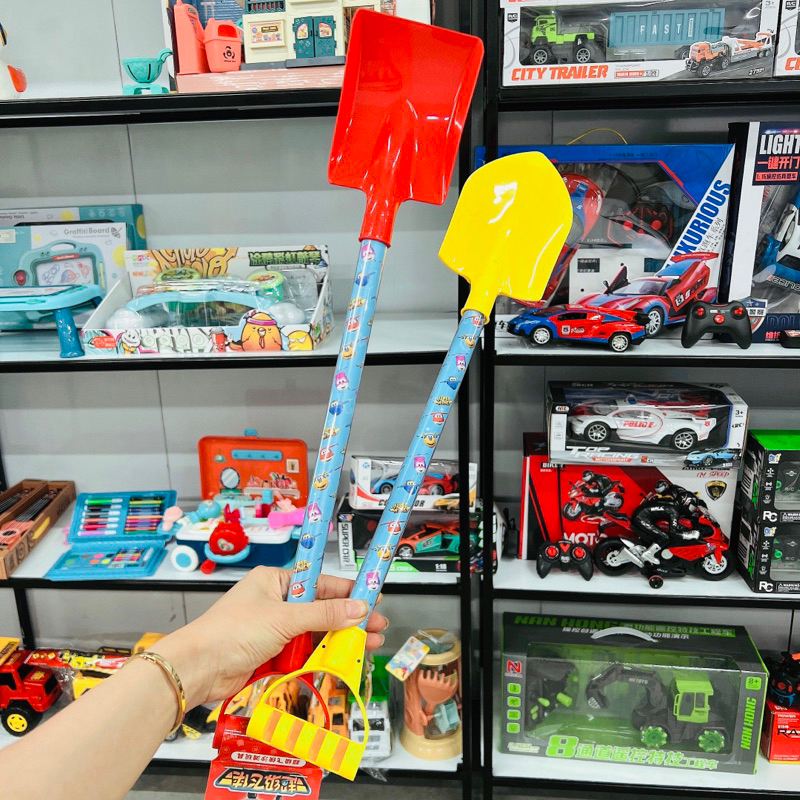 Bộ 2 chiếc xẻng xúc cát dài 52cm đồ chơi đi biển cho bé