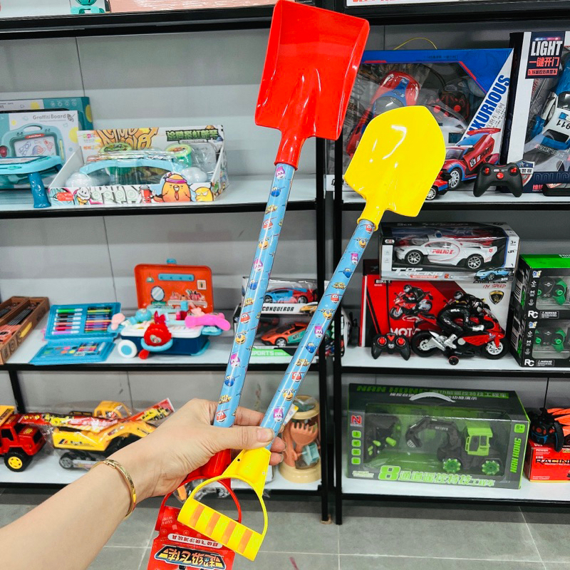 Bộ 2 chiếc xẻng xúc cát dài 52cm đồ chơi đi biển cho bé