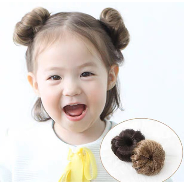 Kẹp búi tóc giả 2 bên cho bé MyBaby