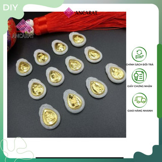 ANCARAT - Mặt dây phỉ thuý giọt nước con giáp Mùi ( Dê)