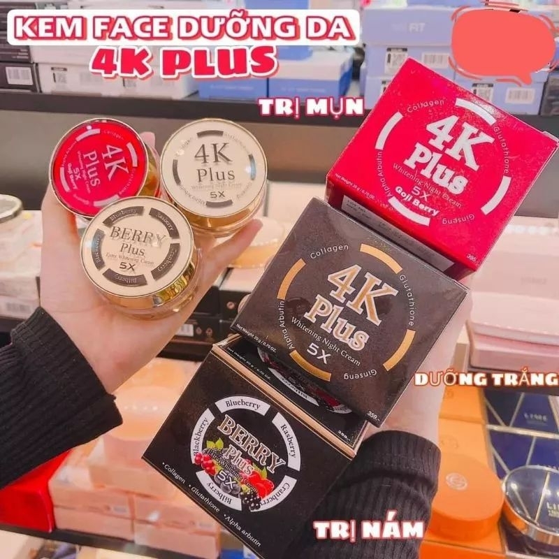 Kem 4k thái lan hỗ trợ mờ thâm, nám, xạm, tàn nhang