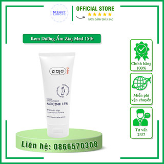 Kem dưỡng ẩm làm mềm da ziaj med 15% steady europe - kem dưỡng urea cream hàng nội địa balan bảo vệ da 100ml