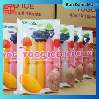 Thạch yogo ice hoa quả gói 10 cái