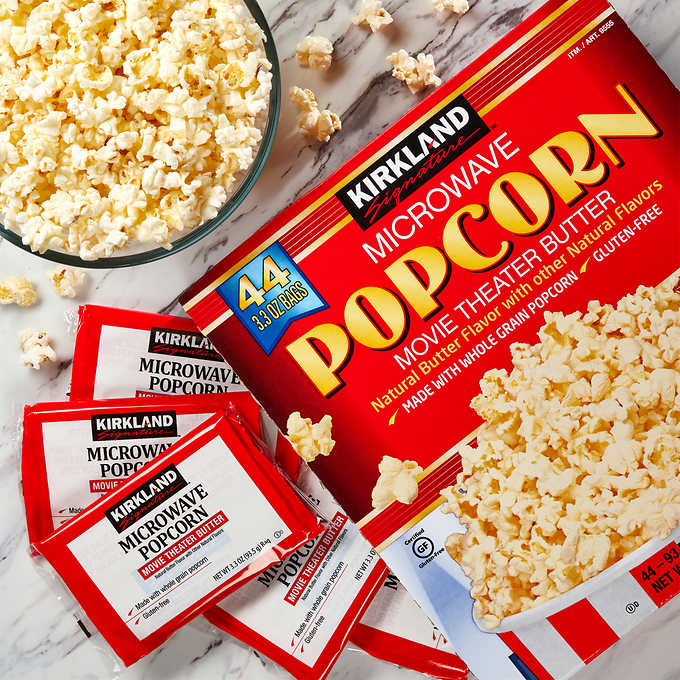 Popcorn Kirkland hương bơ gói 94g - Nổ Lò Vi Sóng