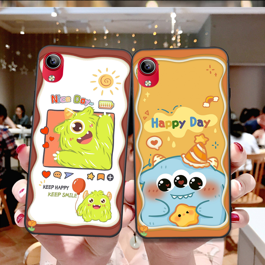 Ốp Vivo Y93 / Y91C / Vivo 1820 / Y1S in hình họa tiết monsterr siêu dễ thương cute đẹp hot trend