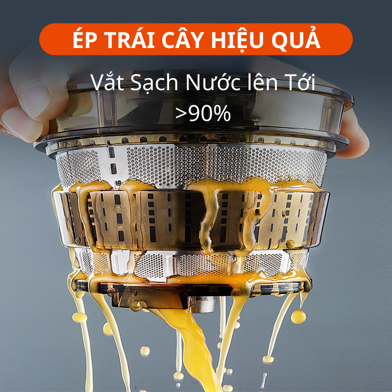 Máy Ép Hoa Quả Kumo May Ep Trái Cây Chậm Cao Cấp Lọc Sạch Bã